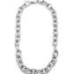 Brillenkette aus silbernen, runden, großen Kettengliedern